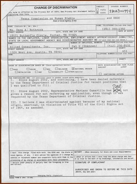 Printable Eeoc Form Printable Forms Free Online