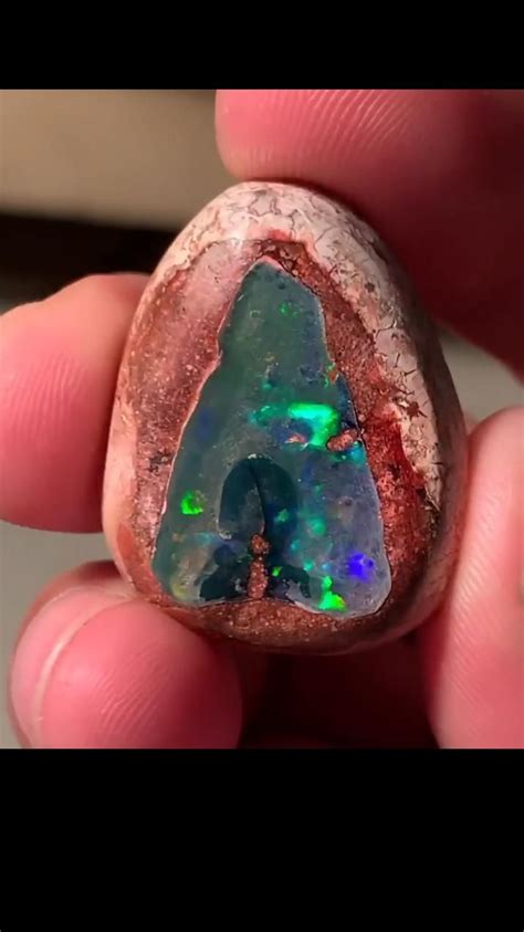 Amazing Galaxy Opal With Its Beautiful Landscape Available