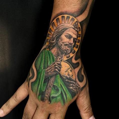 Inspiring San Judas Tattoo Ideas To Express Your Faith Art And Design