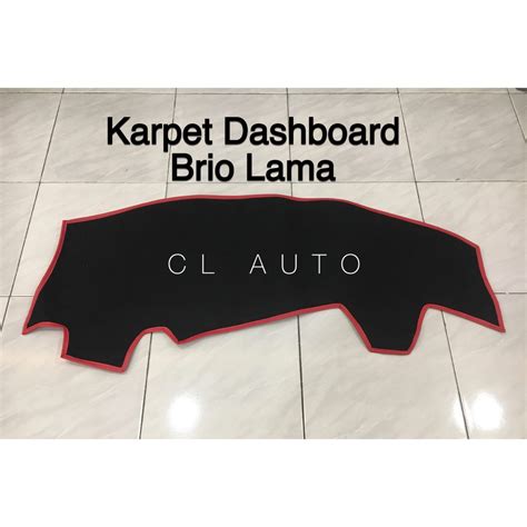 Jual Karpet Cover Alas Dashboard Mobil Brio Lama Bahan Bludru Tebal