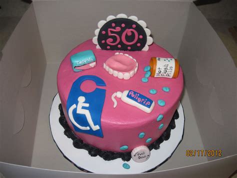 Over The Hill — Over The Hill 50th Birthday Cake For Women 40th