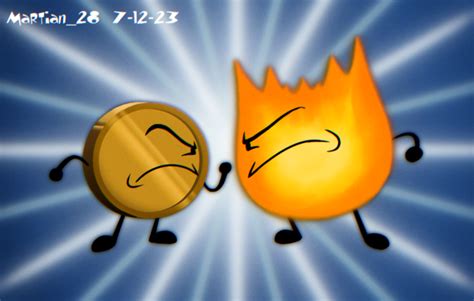 Firey Vs Coiny By Martian2876 On Deviantart