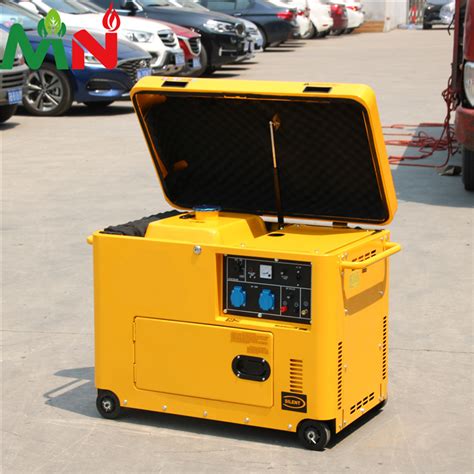 Air Cooled Diesel Generator Silent Yellow White Auto Start Generator