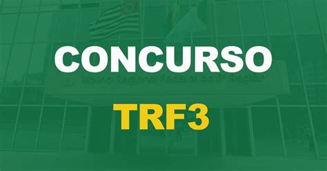 Concurso Trf Saiu Edital Vagas Nova Concursosnova Concursos