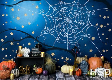 Halloween Photography Backdrop With Photo Props for Studio Portraits