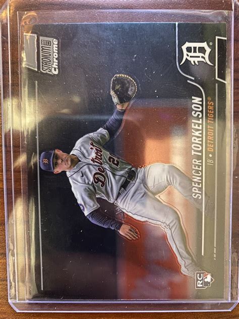 Topps Stadium Club Spencer Torkelson Chrome Rc Ebay