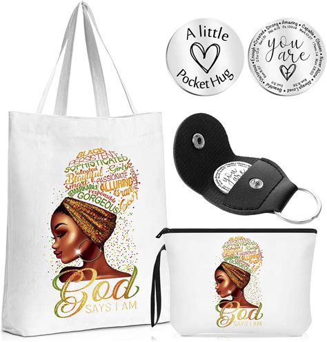 Amazon Roowest 8 Pcs African American Bags For Black Girl 4 Pcs