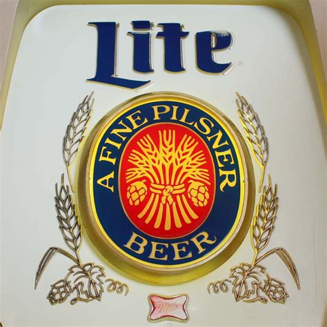 Vintage Miller Lite Lighted Beer Sign