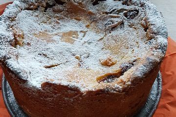 Apfelkuchen Mit Sahne Pudding Guss Von Kruemelchen26 Chefkoch