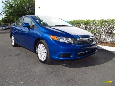 Dyno Blue Pearl 2012 Honda Civic Ex Sedan Exterior Photo 62624039