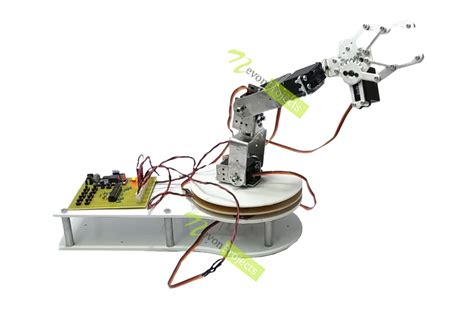 Automated 5Dof Robotic Arm Mechanism