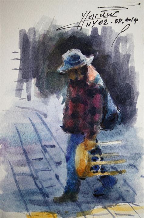 Watercolor Sketch Drawing By Ylli Haruni Fine Art America