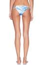 Mikoh Kapalua Multi Skinny String Bikini Bottom In Whitewater Fiji