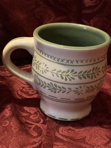 Pfaltzgraff Circle Of Kindness Merriweather Pattern Mugs Stoneware