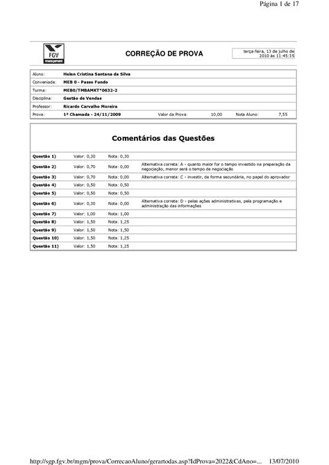 Provas Anteriores Fgv Nível Médio Pdf - Provas Anteriores Fgv Professor - BRAINCP