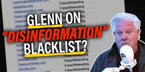 Secret Efforts To Blacklist Conservative Voices Exposed Glenn Beck