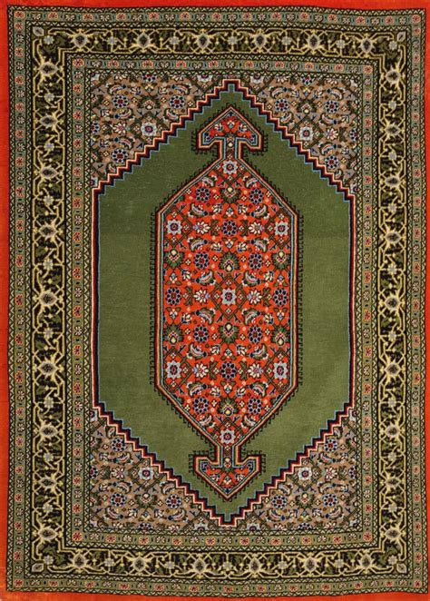 Handwoven Persian Qum Rug Percarin