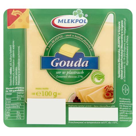 Gouda Cheese Slices Mlekpol