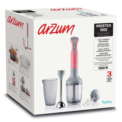 Arzum Ar Prostick W Ubuk El Blender Seti Mercan