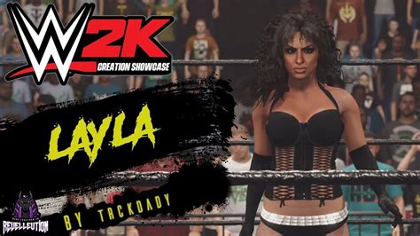 Wwe K Creation Showcase Layla Wwe K Wwe Youtube