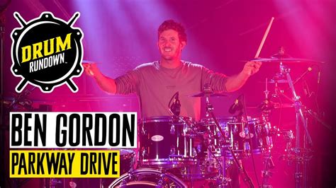 Parkway Drive S Ben Gordon Drum Rundown Youtube