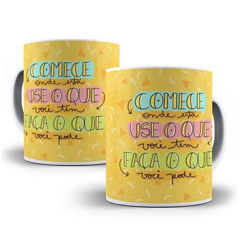 Caneca Personalizada Frase Inspiradora Elo