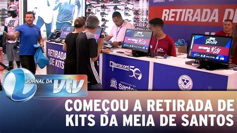 Come Ou A Retirada De Kits Da Meia De Santos Youtube