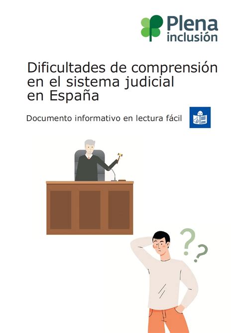 Dificultades de comprensión en el sistema judicial en España Documento