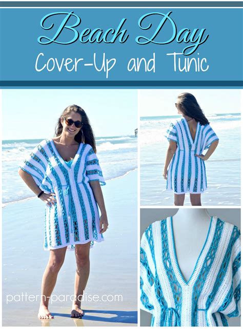 Beach Day Cover Up Tunic Free Crochet Pattern AllCrafts Free Crafts