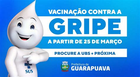 Guarapuava inicia campanha de vacinação contra a gripe nesta segunda