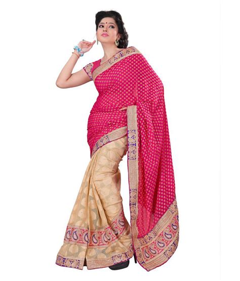 Sangam Sarees Pink Cotton Saree Buy Sangam Sarees Pink Cotton Saree