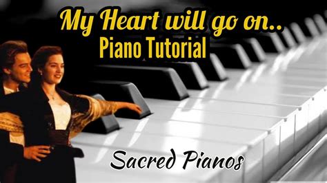 Titanic Theme Piano Tutorial My Heart Will Go On Celine Dion James Horner Chords Keyboard