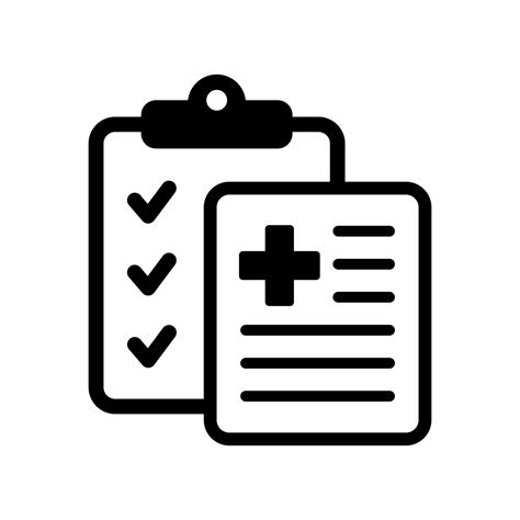 Medical Record Icon Medical Report Icon Vector Isolated 24672790