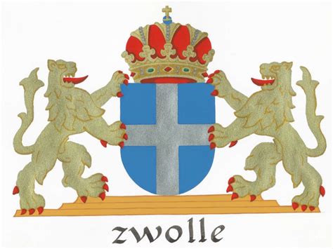 Wapen Van Zwolle Gm Coat Of Arms Crest Of Zwolle Gm