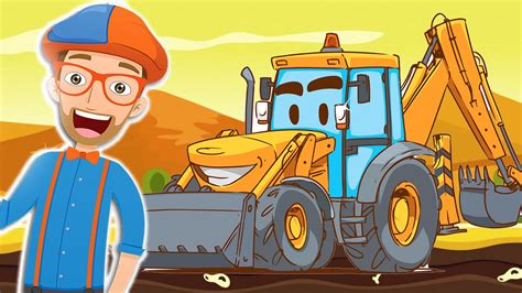 Dibujos De Blippi En Excavadora Para Colorear Para Colorear Pintar E