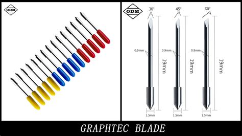 45 Degree Graphtec Blade For Cb09 Cb09u Graphtec Blade Plotter Vinyl