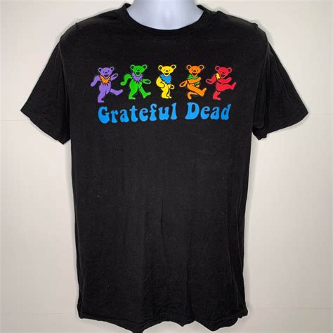 The Grateful Dead Dancing Bears T Shirt Size M Black … Gem