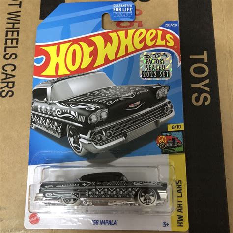 Hot Wheels Treasure Hunts Series Rth Th Cars 58 Impala Mustang Funny Car Warp Speeder