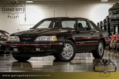 1988 Ford Thunderbird Turbo Coupe Black Coupe 2.3L I4 Turbo 61,951 Miles - Classic Ford ...