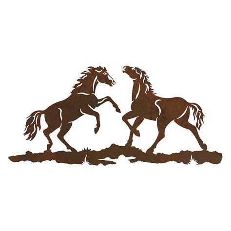 Wild Horses Metal Wall Art