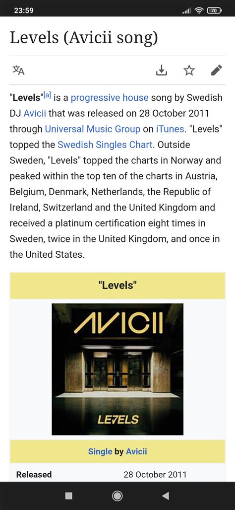 One of the most influential EDM songs.. Levels by Avicii was released ...