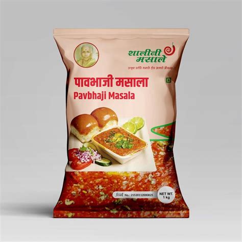 Shalini Pav Bhaji Masala Packaging Size 1 Kg Packaging Type Packets