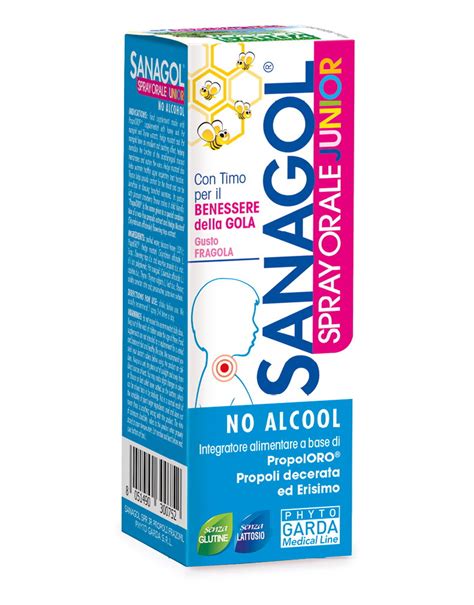 Phyto Garda Sanagol Spray Orale Junior 20ml Balanced Healthcare