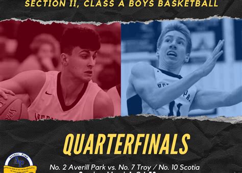 Boys Basketball At No 2 Entering Sectionals Averill Park Central