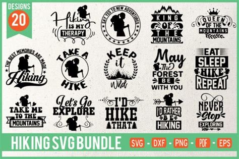 Hiking Svg Bundle Graphic By Ijdesignerbd777 · Creative Fabrica