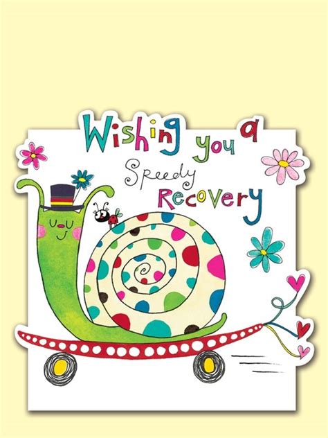 Wishing You A Speedy Recovery Snail On A Skateboard Get Well