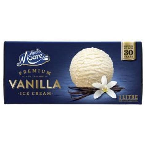 Much Moore Ice Cream Premium Vanilla Reviews Black Box