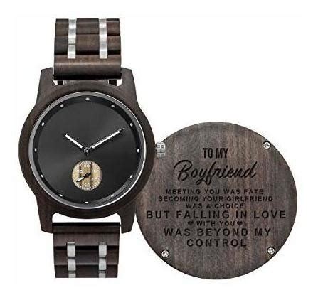 Reloj De Hombre Reloj De Madera Personalizado Para Hombre R Cuotas