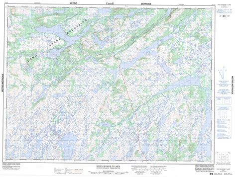 Buy King George Iv Lake Topographic Map Nts Sheet A At Scale