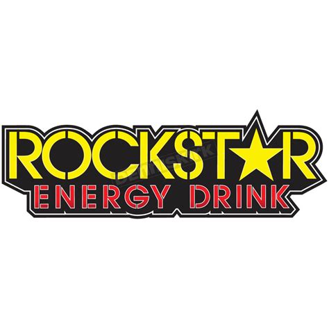 Factory Effex Rockstar Text Logo Sticker - 15-94720 Dirt Bike | Dennis Kirk